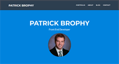 Desktop Screenshot of patrickbrophy.info
