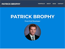 Tablet Screenshot of patrickbrophy.info